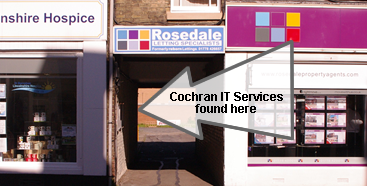 Find Cochran IT Services computer repairs Bourne Sleaford Spalding Grantham Stamford Boston Market Deeping